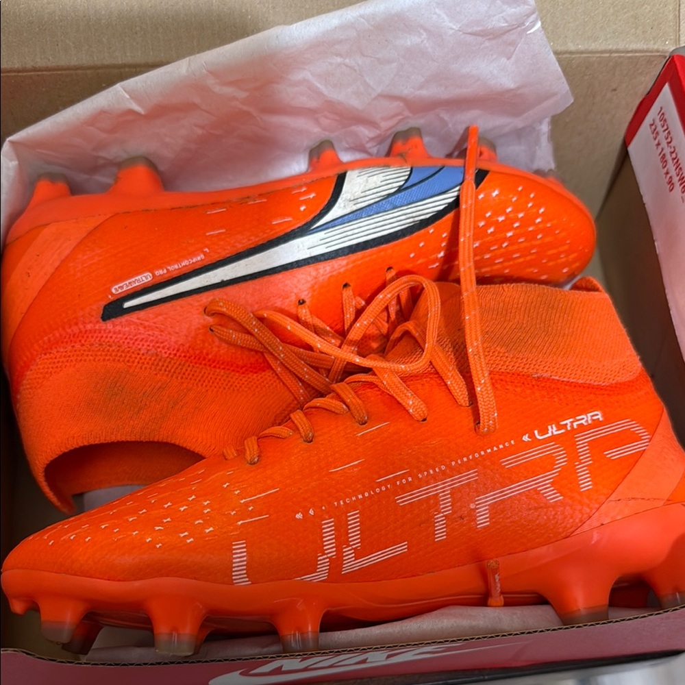 Orange ULTRA Soccer Cleats
